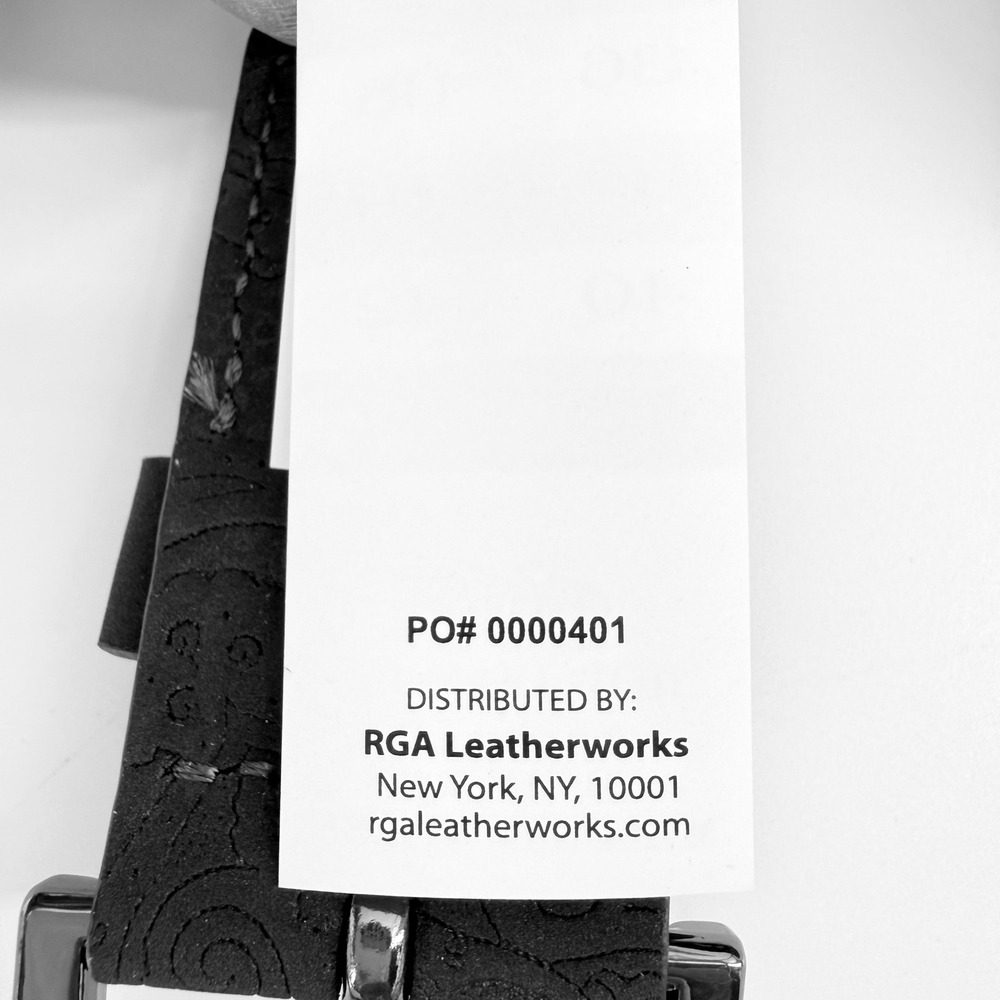 Robert Graham Jacob Belt Mens Size 38 Woven Braided Stretch Belt Navy Golf NEW - Picture 7 of 8